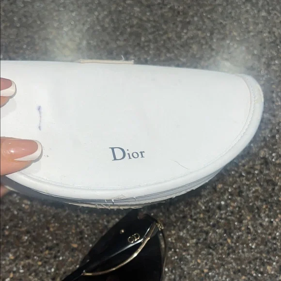 Dior Black and Silver Sunglasses - Picture 4 of 5